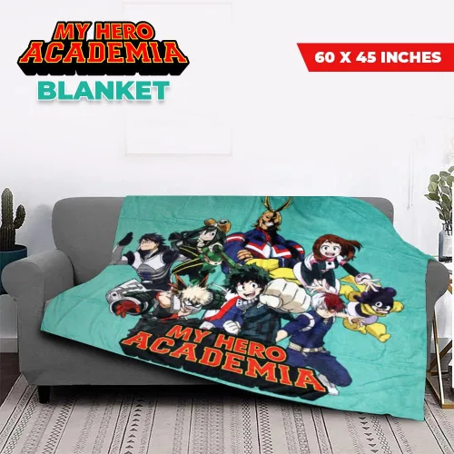 Vista 2 de My Hero Academia Class 1-A - Manta de forro polar de 45 x 60 pulgadas
