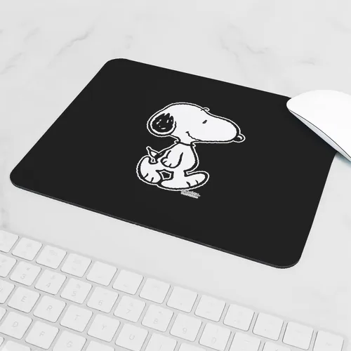 Vista 5 de CafePress Peanuts Snoopy - Alfombrilla de mouse de goma antideslizante