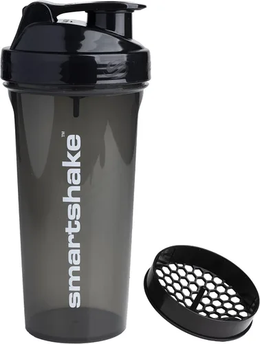Vista 7 de Smartshake O2GO ONE - Botella mezcladora de proteínas de plástico de 27.1 fl oz, 27 onzas, tapa de rosca a prueba de fugas, sin BPA, unisex