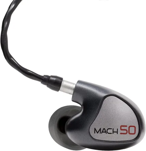 Vista 8 de Westone Audio IEM universal MACH 50 IEM de 3 vías, 5 controladores, gris, negro