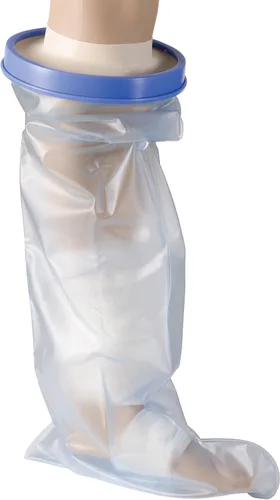 Vista 2 de DMI Funda fundida impermeable, barrera para heridas y protector de vendaje, reutilizable con un sello hermético para duchas, baños y piscinas, se