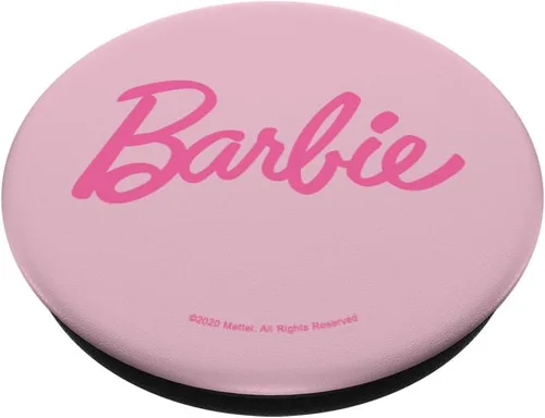 Vista 2 de Barbie - PopGrip adhesivo PopSockets con logotipo rosa clásico