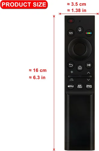 Vista 3 de Allimity BN59-01363A BN5901363A Control remoto de voz de repuesto compatible con televisores Samsung UN43AU8000 UN50AU8000 UN55AU8000 UN65AU8000