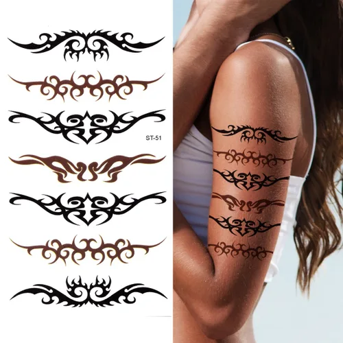 Vista 4 de Supperb® Tatuajes Temporales - Koi Fish Tattoo