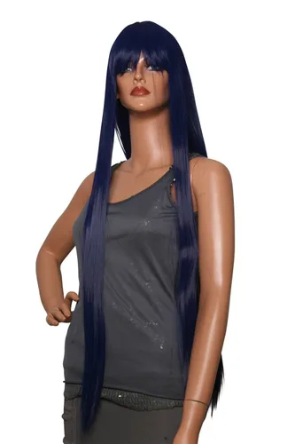 Vista 5 de Epic Cosplay Persephone Peluca larga y recta negra de 40 pulgadas (12B1)
