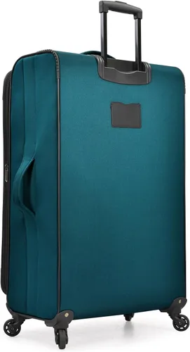 Vista 3 de U.S. Traveler Aviron Bay - Equipaje extensible con ruedas giratorias, Color verde azulado.), US08125E31