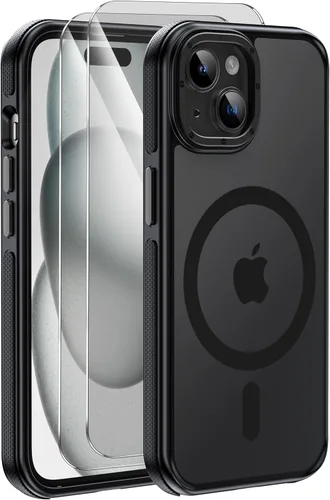 Vista 30 de Funda magnética fuerte para iPhone 12 Pro Max [Protección de grado militar de 10 pies] Compatible con MagSafe, funda protectora a prueba de golpes