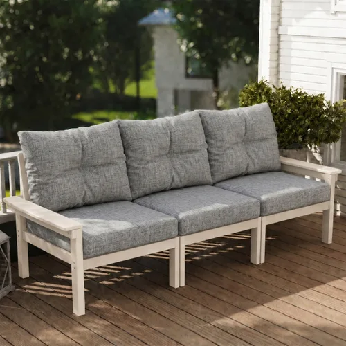 Vista 10 de Juego de muebles de patio HDPE de 13 piezas con mesas