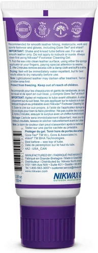 Vista 2 de Nikwax Cera impermeabilizante para cuero, crema, restaura la repelencia al agua DWR, cuidado de zapatos, limpiador de botas y calzado, protección