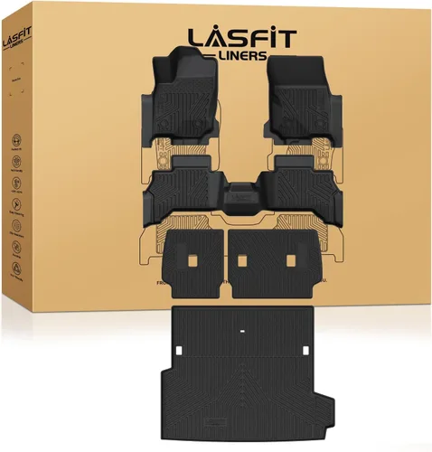 Vista 35 de LASFIT Alfombrillas para Toyota Tacoma 2005-2011 (solo compatible con DoubleCab AutoTran)