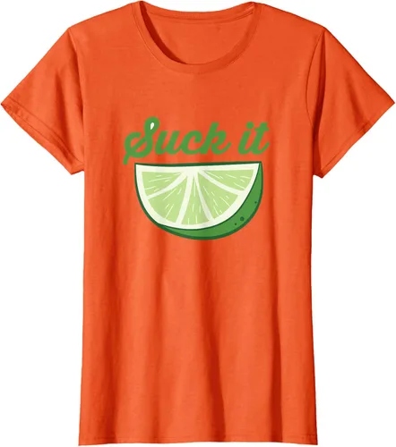 Vista 60 de Funny Lime Suck It Cinco De Mayo Citrus Sour Lime Camiseta, Blanco, S