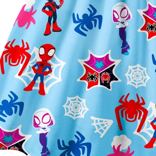 Vista 5 de NOTLY Girl Cartoon Hero Costume Dress Toddler Amazing Casual Outfit Flutter Sleeves Kids Dress Up Clothes for Little Girls