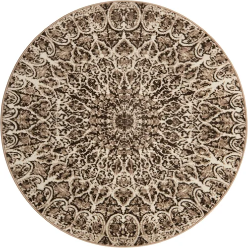 Vista 127 de Sofia, alfombra clásica de diseño abstracto, Polipropileno, Gris oscuro Gris/gris (Dark Gray/Gray)