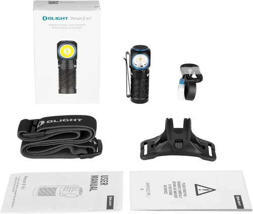 Vista 9 de OLIGHT Perun 2 Mini linterna frontal LED de 1100 lúmenes, linterna frontal recargable con opción de luz roja, ideal para trabajar, senderismo, Negro
