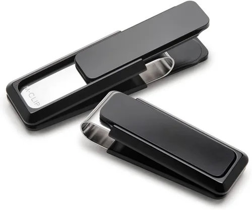 Vista 2 de M-Clip Clip para dinero, alternativa minimalista y delgada para llevar en el bolsillo delantero, soporte para efectivo y tarjetas de crédito