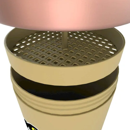 Vista 4 de Bullet Shaker Cup Botella agitadora con temática militar Taza de proteína a prueba de fugas con compartimento de almacenamiento Mezcla