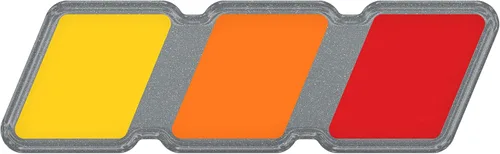 Vista 70 de Insignia tricolor - Compatible con Toy Taco, Tun y 4Run Negro con escala de grises TRI