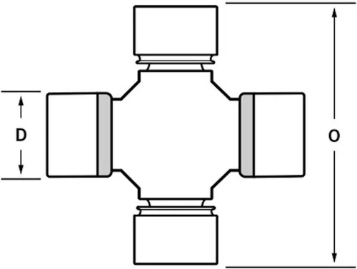 Vista 3 de SKF U-Joint UJ408 para Suzuki