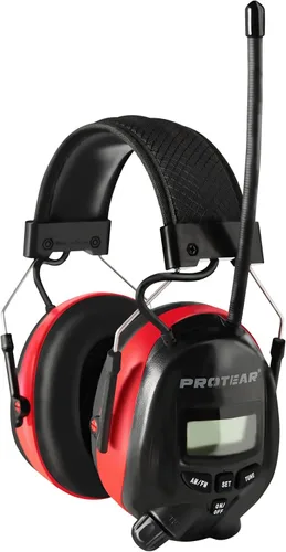 Vista 10 de Digital AM FM Radio Hearing Protection Earmuff for Adult, 30dB SNR for Mowing, Construction, Chainsaw, Snowblowing