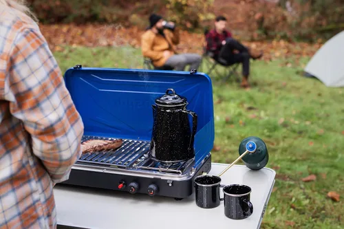 Vista 5 de Cafetera percoladora de esmalte Stansport de 8 tazas