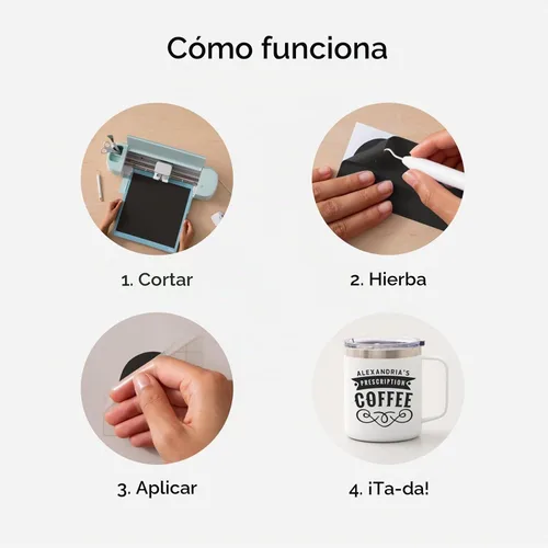 Vista 5 de Cricut Vinilo negro de alta calidad a granel – Permanente