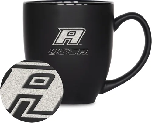 Vista 36 de Rico Industries - Taza de cerámica mate negra con grabado láser estándar de 15oz para NCAA (escuelas T & U) - Para bebidas calientes o frías
