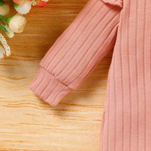 Vista 6 de GRNSHTS Conjunto de ropa para bebé recién nacida, mameluco con estampado de letras, sombrero+diadema para llegar a casa