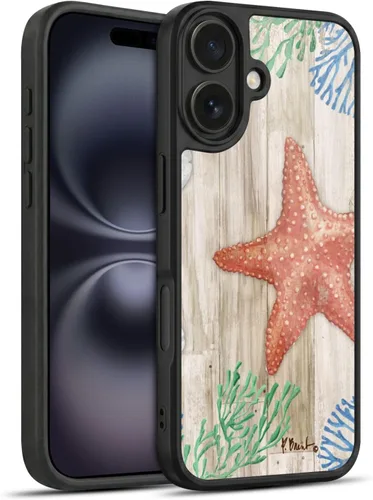 Vista 22 de Head Case Designs Officially Licensed Paul Brent Agate Mermaid Coastal Gel Armor Case [Military Grade Drop Protection] Compatible with Apple iPhone
