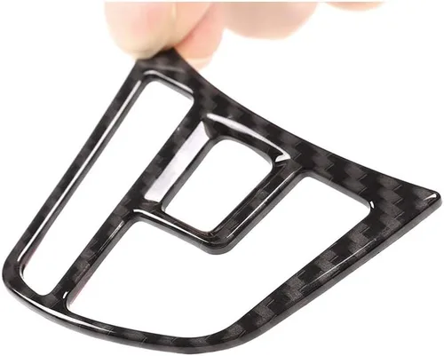 Vista 5 de YIWANG - Funda de fibra de carbono para el volante del coche, para BMW Serie 3 4 F30 F32 F33 F34 GT 2014-2018