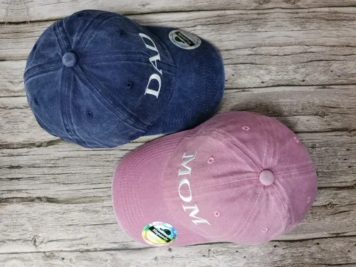 Vista 40 de Hepandy Mr Mrs Mom Dad Captain First Mate Mama and Mini Sombreros de béisbol