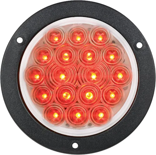Vista 17 de GG Grand General 75870 Luz LED ámbar/ámbar (4" flota 18 brida montaje con bisel, 3 clavijas)