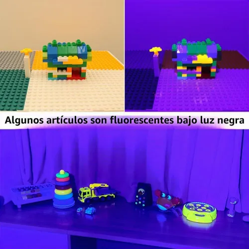 Vista 6 de Batería recargable de luz negra - Pequeña barra de luz negra portátil 395nm