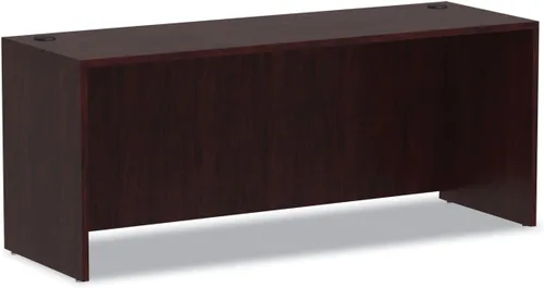 Vista 6 de Alera Valencia Series - Carcasa Credenza de 60 x 24 x 29 pulgadas, marco de caoba/parte superior