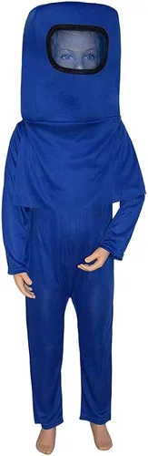 Vista 2 de Vowdicua Children Astronaut Jumpsuit Fun Space Games Costume for Kids
