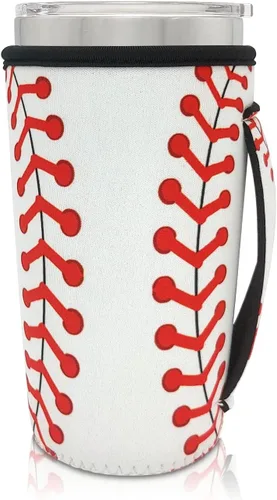 Vista 41 de Fundas Aislantes de Neopreno Portavasos con Asa para Vasos Tumbler de 20oz, Funda Reutilizable para Café Helado Para Tazas de Café de 30oz - 32oz