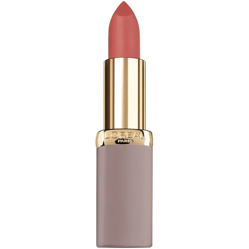 Vista 11 de L'Oreal Paris Cosmetics – Labial Colour Riche ultra mate altamente pigmentado, color piel 983 Utmost Taupe