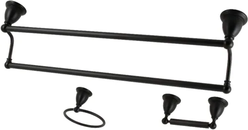 Vista 5 de Kingston BAK175348BB - Juego de accesorios de baño, latón cepillado Cobrizo cepillado