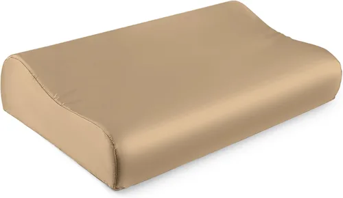 Vista 19 de THXSILK 19 Momme - Funda de almohada 100% seda de morera para almohada de espuma viscoelástica de contorno, funda de almohada cervical, paquete de 1