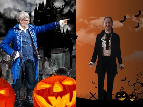 Vista 6 de Chamarra estilo vintage gótico para hombre, estilo steampunk, estilo medieval, renacentista, disfraz para Halloween