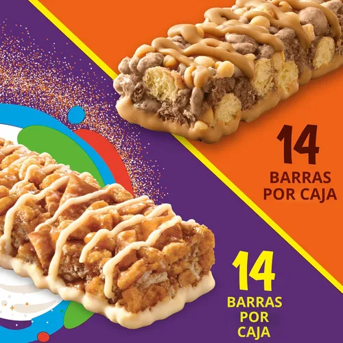 Vista 3 de Barritas de cereales Crunch and Reese's Puffs de canela tostadas, 28