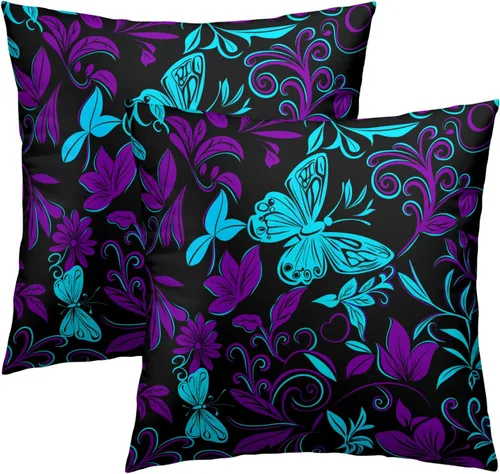 Vista 68 de Fundas de almohada marrón leopardo - 2 piezas Funda de almohada de guepardo 18x18 pulgadas Fundas de almohada de algodón con estampado de animales