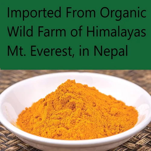 Vista 3 de FRESH HIMALAYAS Polvo de cúrcuma orgánica de alta calidad con curcumina, 14.11 oz Sin gluten, sin OMG y apto para dieta cetogénica, potenciador
