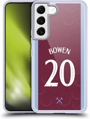 Vista 76 de Head Case Designs Officially Licensed West Ham United FC James Ward-Prowse 2023/24 Players Home Kit Gel Case [Military Grade Protection] Compatible