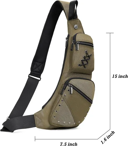 Vista 6 de Nicgid Sling Bag - Mochila bandolera para hombre