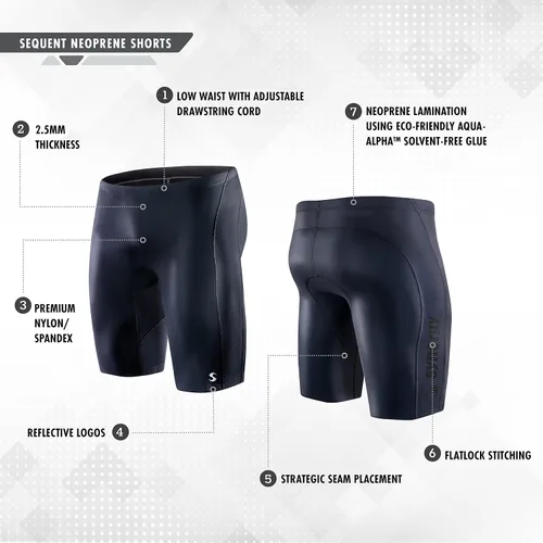 Vista 3 de Synergy Short Multisport Sequent Neopreno Hombre