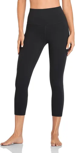 Vista 3 de HeyNuts Essential Leggings 19''21'' Capri, High Waisted Comfortable Soft Athletic Yoga Pants