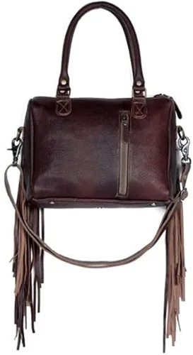 Vista 4 de Myra Bolsa De Transporte Oculta Pecas Marrón Upcrecycled S-3348