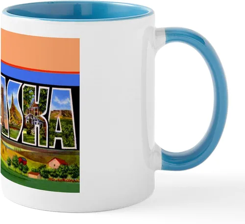 Vista 39 de CafePress I Love Nebraska Taza de café de cerámica de 11 oz (11.0 fl oz)