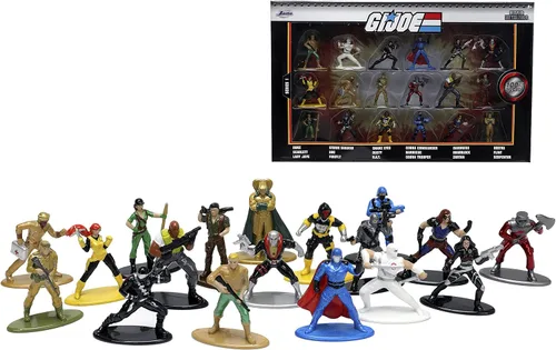 Vista 2 de Jada Toys G.I. Joe 32913 - Juego de 18 figuras fundidas a presión, juguetes para niños y adultos, 1.65 pulgadas