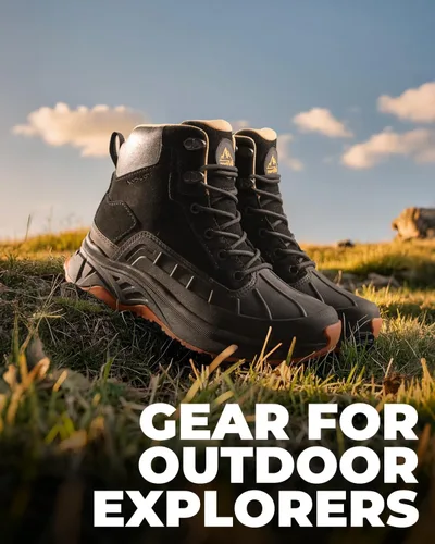 Vista 7 de NORTIV 8 Botas de senderismo impermeables para mujer, botas de senderismo al aire libre para senderismo